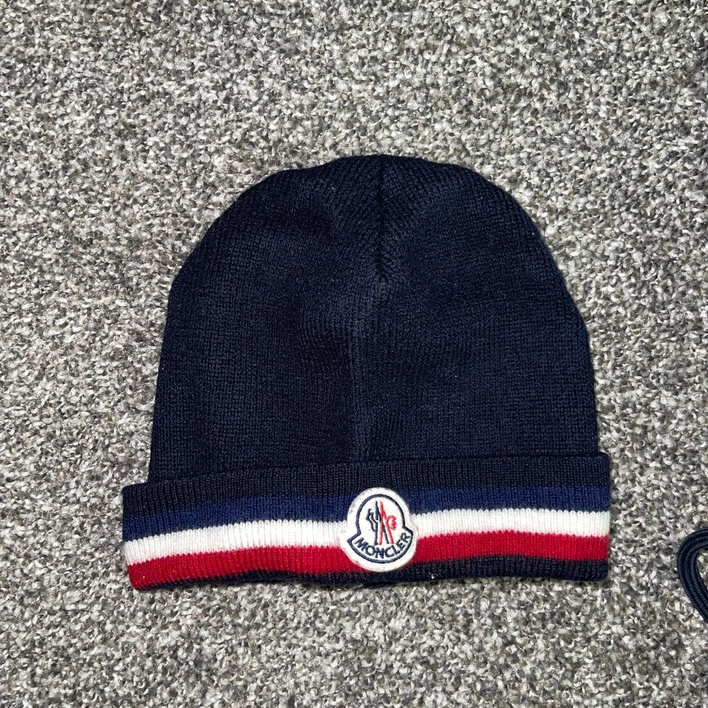 Moncler Bell Logo Beanie Hat